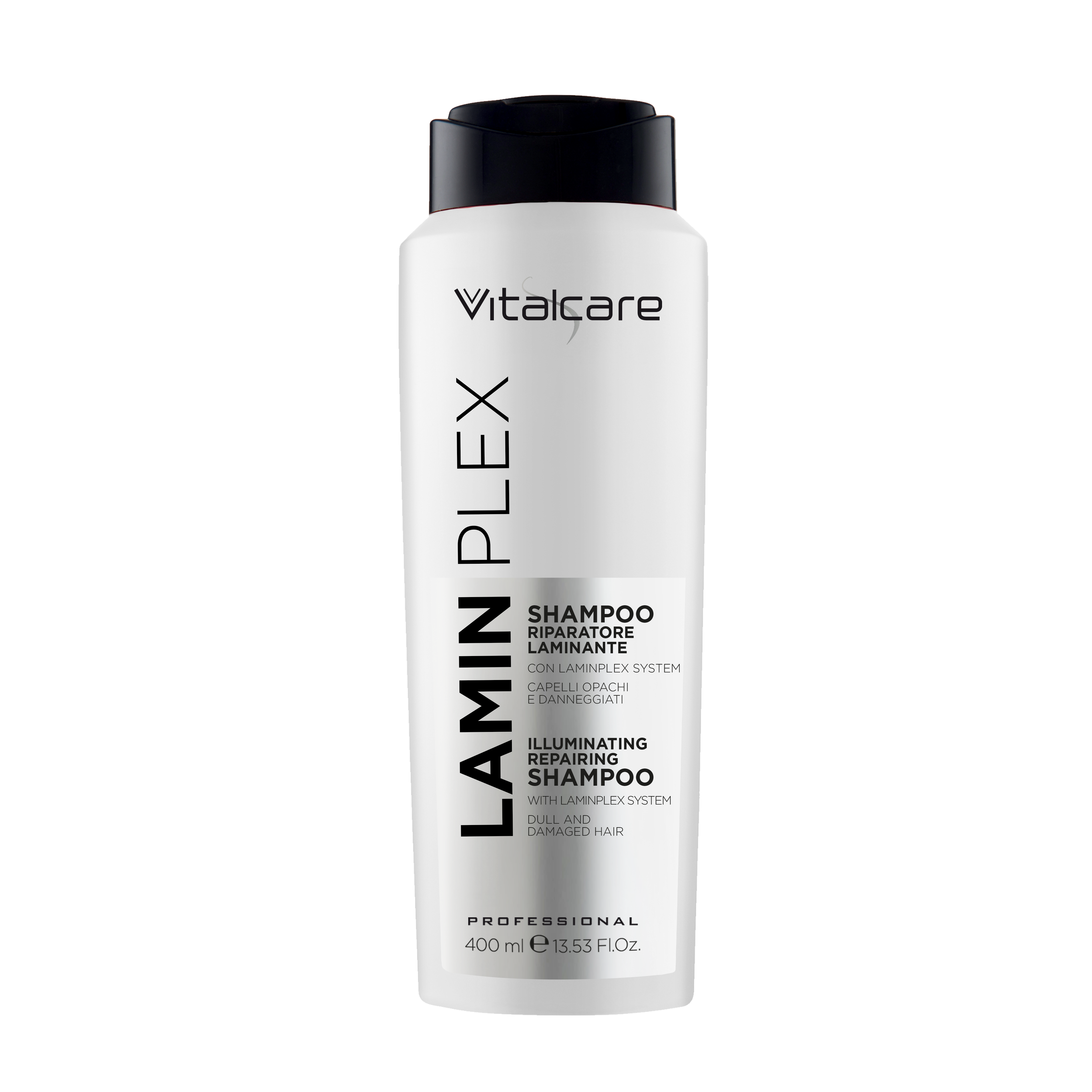 VITALCARE Laminplex Reparatur-Shampoo – Für Stumpfes, Beschädigtes Haar, 400 Ml, Mit Laminplex System